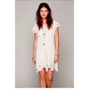 Free People Jen's Pirate Booty Lurex Cutout Dress